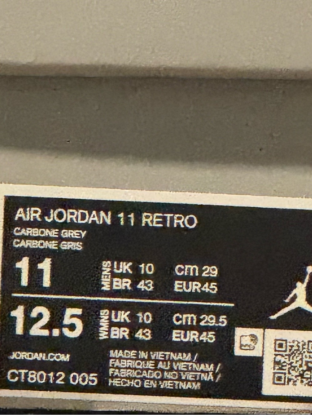 Jordan 11 Retro Cool Grey - Picture 6 of 6